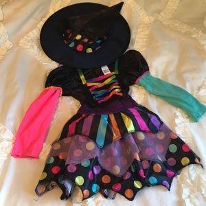 Toddler Rainbow Witch Costume